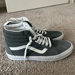 Vans Hi Top - Blue - Worn once. In excellent condition